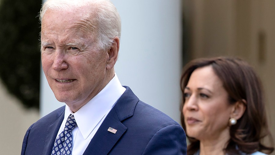 President Joe Biden speaks during a reception to celebrate Asian American, Native Hawaiian, and Pacific Islander Heritage Month the Rose Garden of the White House in Washington, D.C., on Tuesday, May 17, 2022.