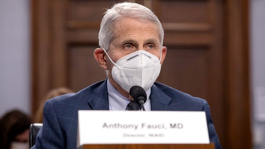 Dr. Anthony Fauci sits before the House Appropriations Subcommittee on Labor, Health and Human Services, Education, and Related Agencies for a hearing to discuss the President's Fiscal Year 2023 Budget Request for the National Institutes of Health on Wednesday, May 11, 2022.