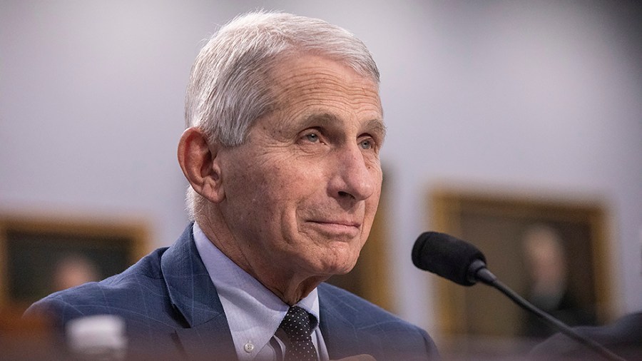 Dr. Anthony Fauci sits before the House Appropriations Subcommittee on Labor, Health and Human Services, Education, and Related Agencies for a hearing to discuss the President's Fiscal Year 2023 Budget Request for the National Institutes of Health on Wednesday, May 11, 2022.