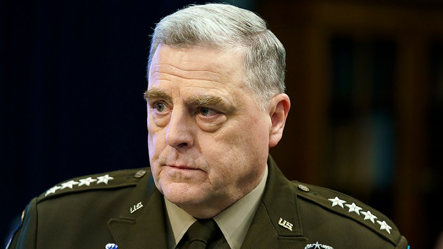 Joint Chiefs of Staff Chairman Marine General Mark Milley is seen during a House Appropriations Subcommittee on Defense hearing to discuss the President’s FY 2023 budget fo the Department of Defense on Wednesday, May 11, 2022.