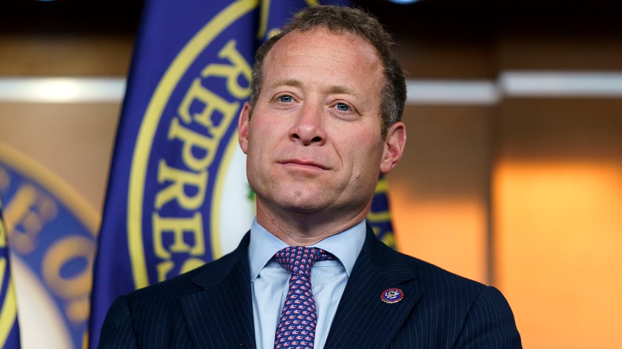 Rep. Josh Gottheimer (D-N.J.) is seen during a press conference on Wednesday, June 15, 2022 to discuss the Lower Food and Fuel Costs Act.