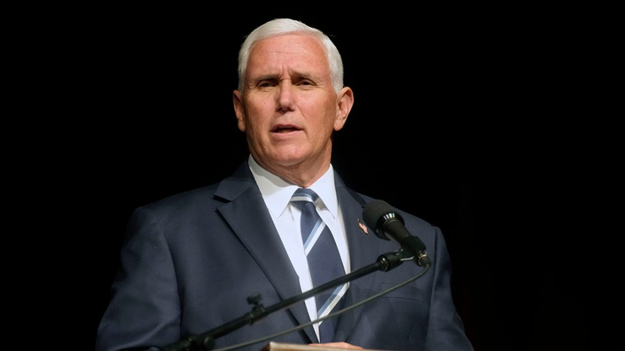 Former Vice President Mike Pence speaks