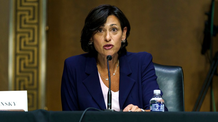 Dr. Rochelle Walensky, Director of the Centers for Disease Control and Prevention, answers questions during a Senate Health, Education, Labor, and Pensions Committee hearing to discuss the federal government’s response and future planning for COVID-19 on Thursday, June 16, 2022.