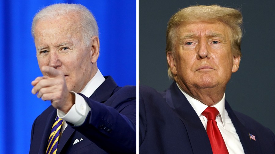 President Biden and former President Trump