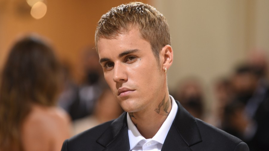 Justin Bieber attends the 2021 Met Gala in New York.