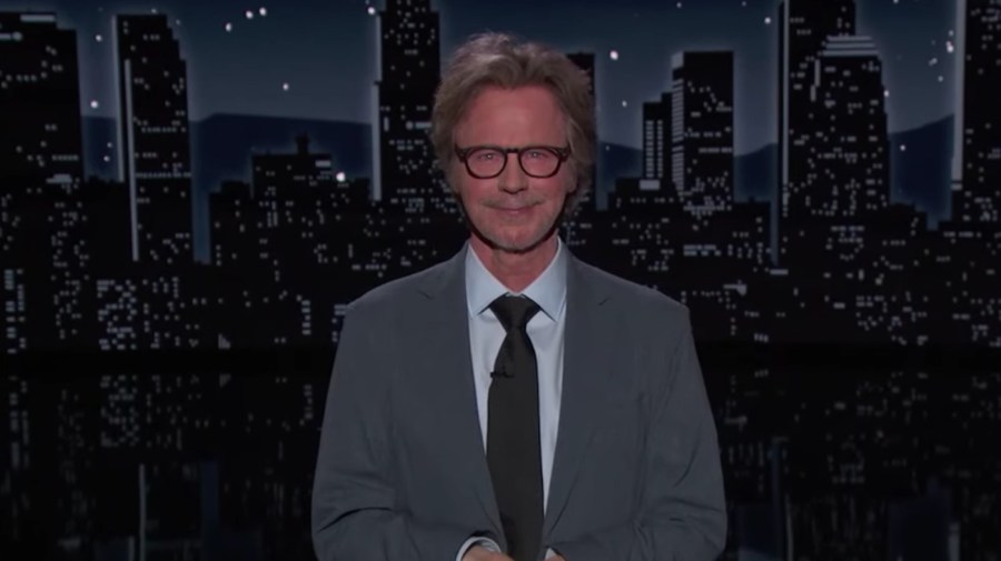 Comedian Dana Carvey serves as a guest host of "Jimmy Kimmel Live!"