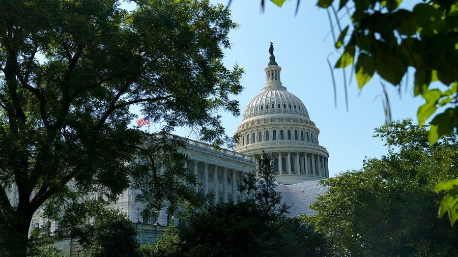 The U.S. Capitol is seen from the West Front on Thursday, July 14, 2022.