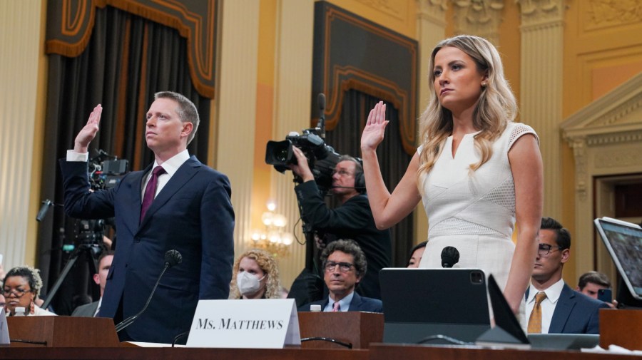 Witnesses prepare to testify before the House committee investigating the Jan. 6, 2021 Capitol attack.