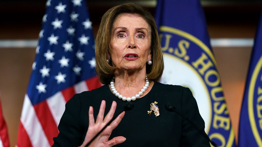 Speaker Nancy Pelosi (D-Calif.) answers questions during her weekly press conference on Thursday, July 14, 2022.