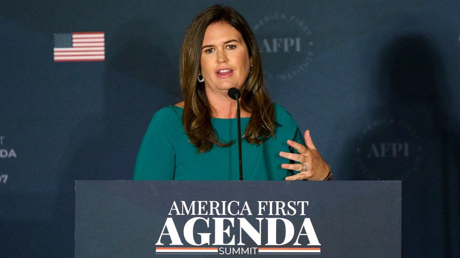 Republican candidate for Arkansas Gov. Sarah Huckabee Sanders