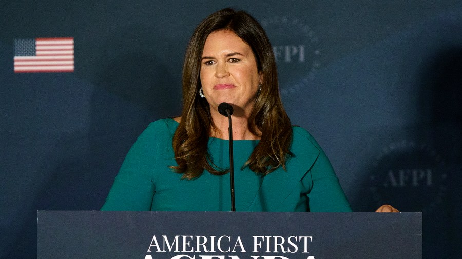 Republican candidate for Arkansas Gov. Sarah Huckabee Sanders