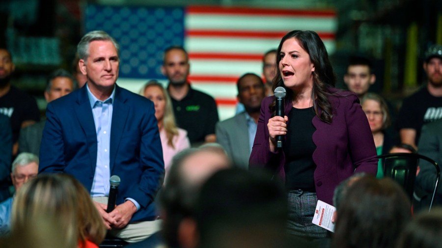 Kevin McCarthy and Elise Stefanik