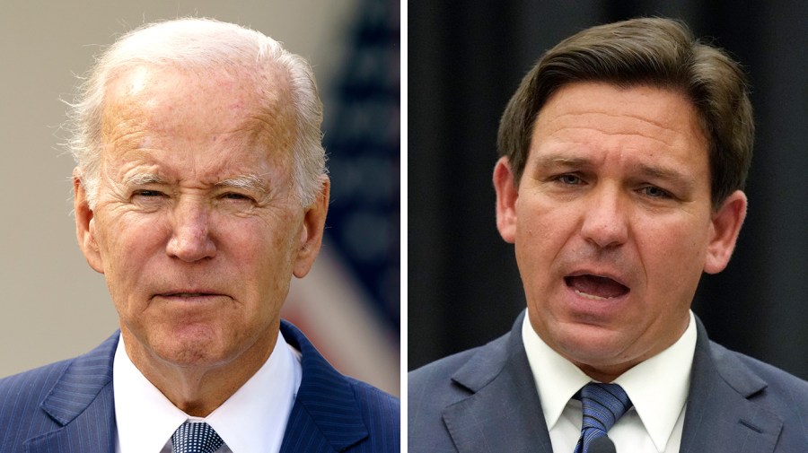 Joe Biden and Ron DeSantis