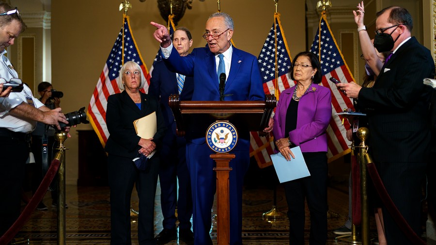 Majority Leader Charles Schumer (D-N.Y.)