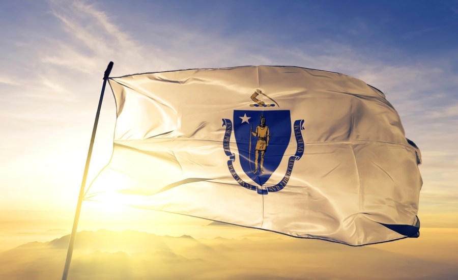 Massachusetts flag.