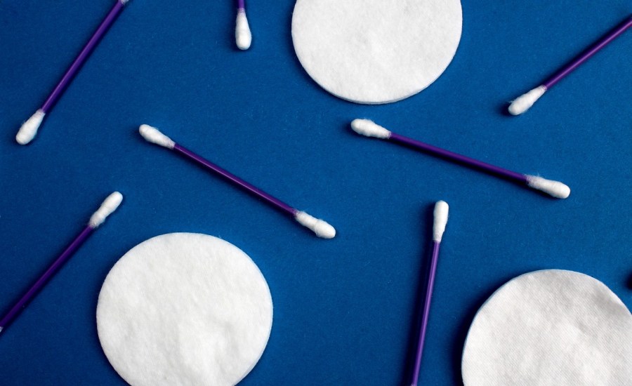 cotton rounds and cotton tipped swabs