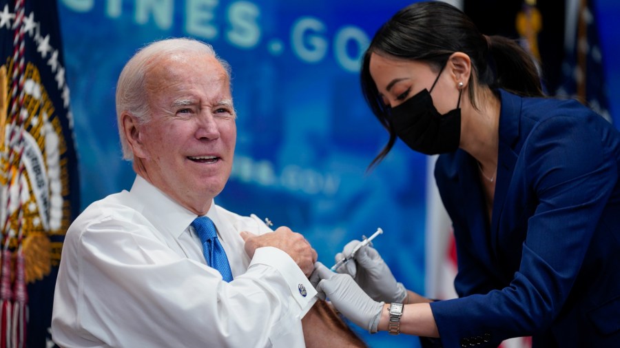 President Biden receives his COVID-19 booster