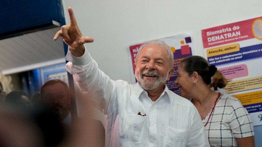 Former Brazilian President Luiz Inacio Lula da Silv