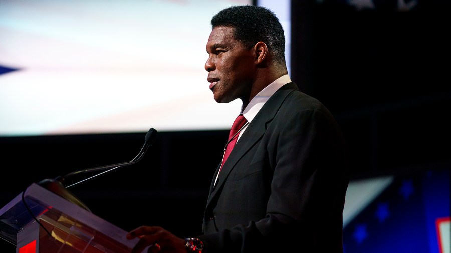 Georgia Republican Senate candidate Herschel Walker