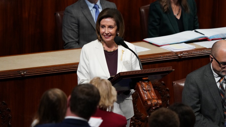 Speaker Nancy Pelosi (D-Calif.) announces she is stepping down from Democratic leadership in the House.