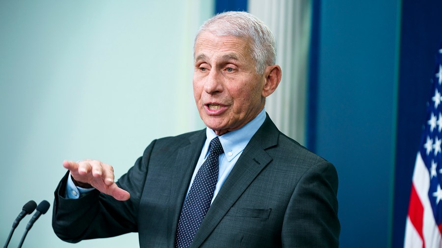 Dr. Anthony Fauci, White House Chief Medical Advisor and Director of the NIAID