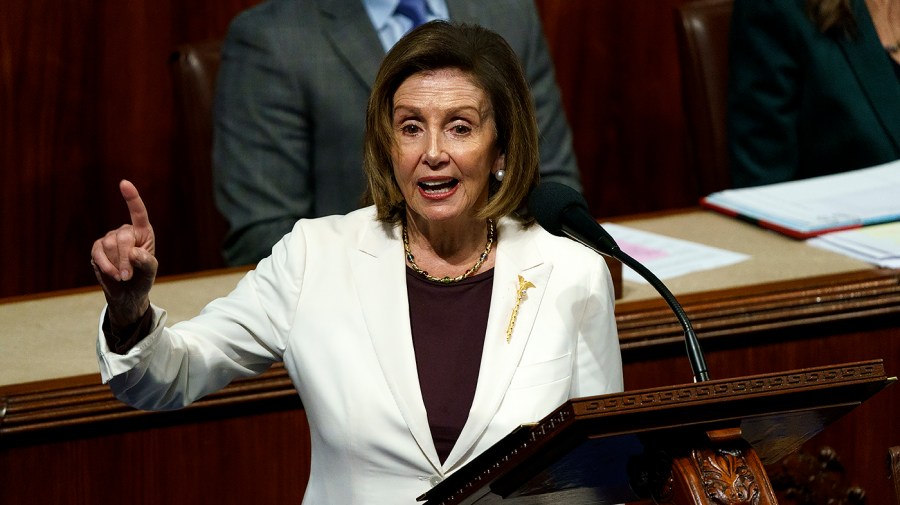 Speaker Nancy Pelosi (D-Calif.)