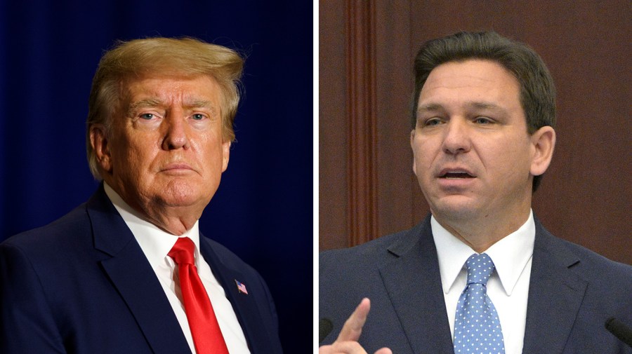 Donald Trump and Ron DeSantis