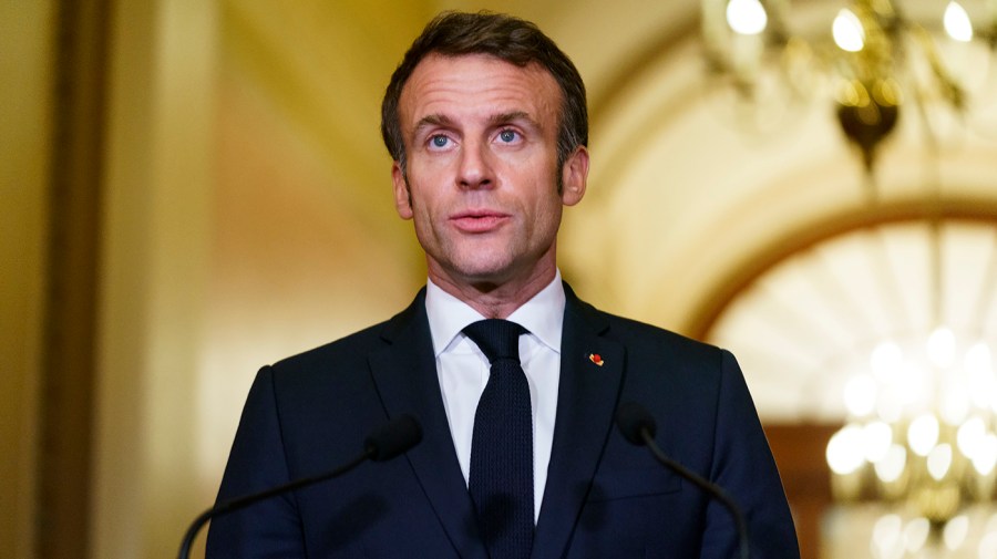 French President Emmanuel Macron