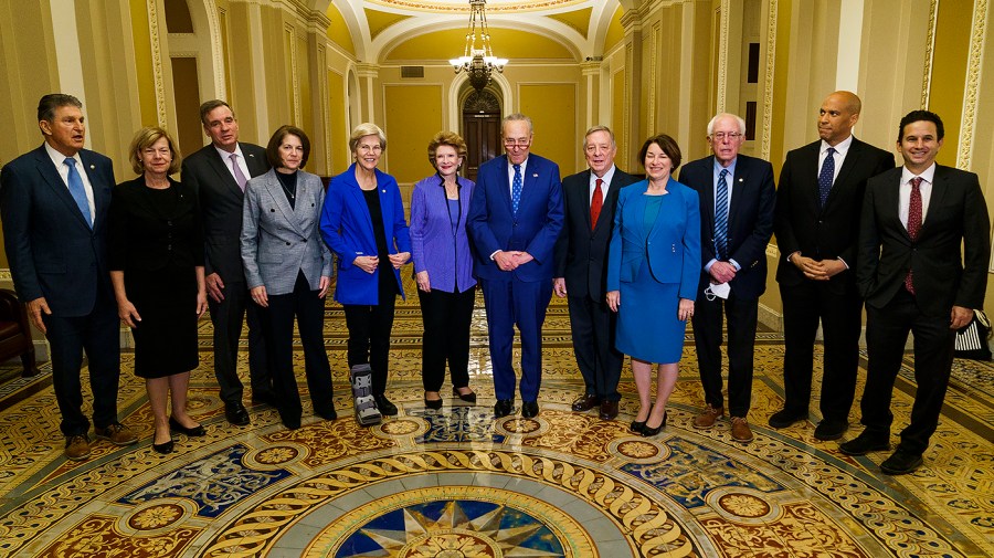 Democratic Senate leadership for the 118th session of Congress