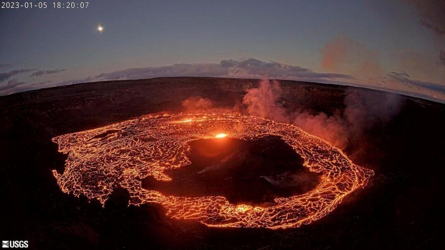 Hawaii’s Kilauea volcano.