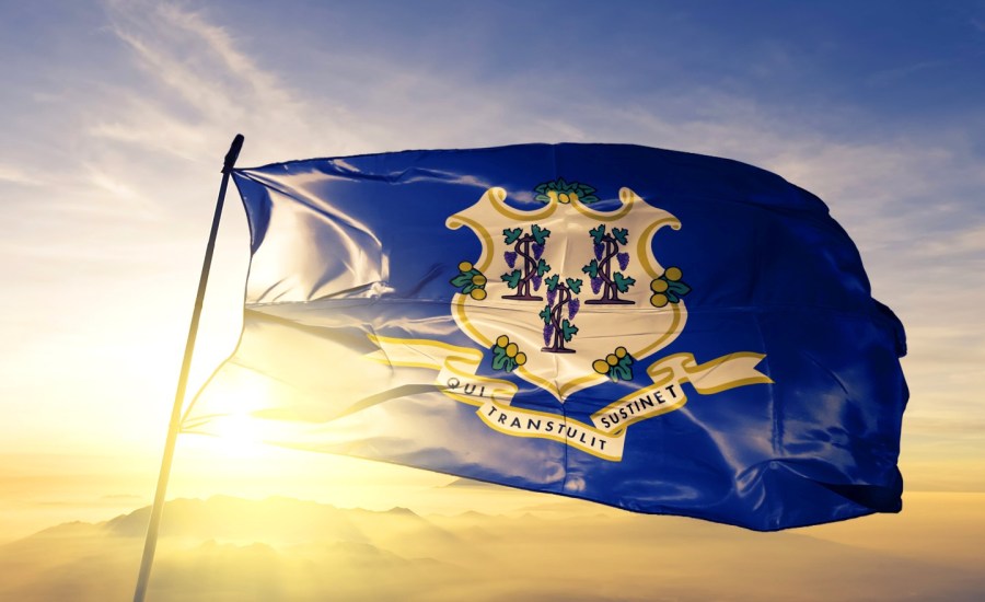 Connecticut flag.