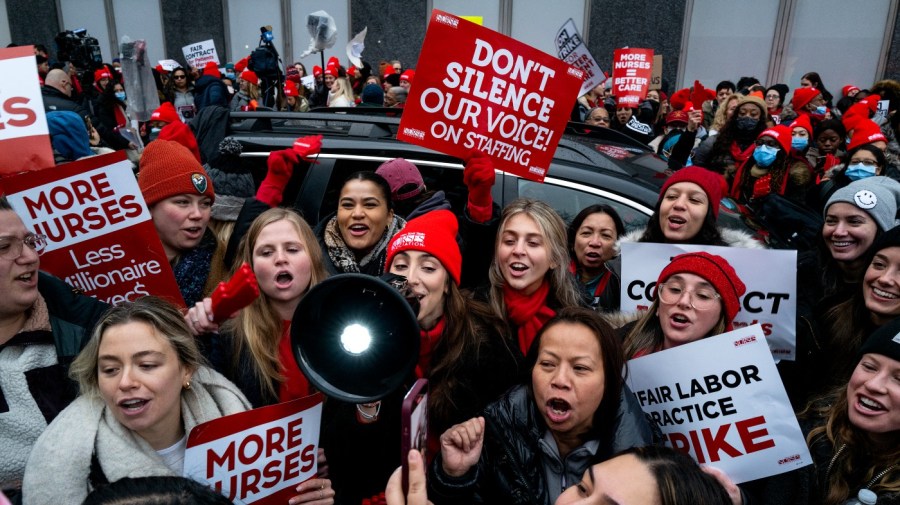 New York City nurses strike