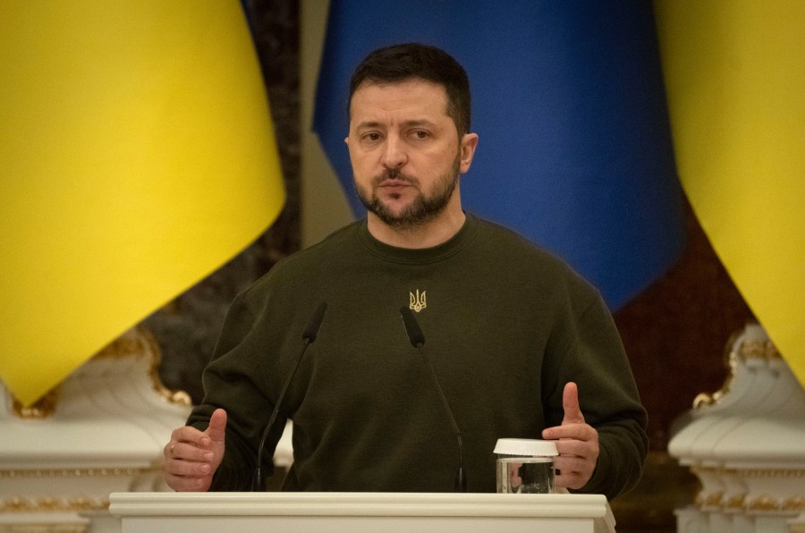 Ukrainian President Volodymyr Zelenskyy