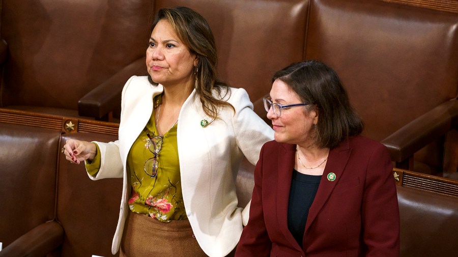 Reps. Veronica Escobar (D-Texas) and Suzan DelBene (D-Wash.)