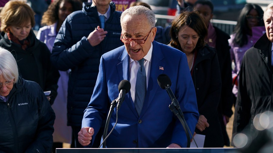 Majority Leader Charles Schumer (D-N.Y.)