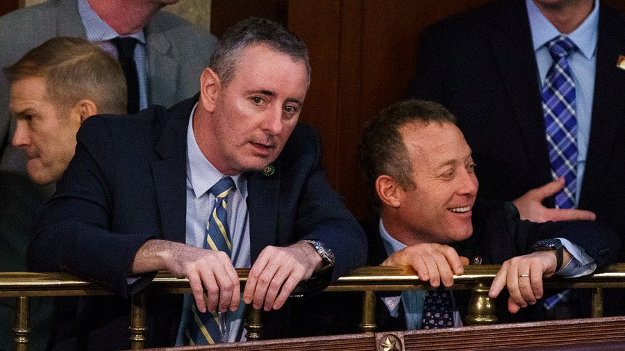 Reps. Brian Fitzpatrick (R-Pa.) and Josh Gottheimer (D-N.J.)