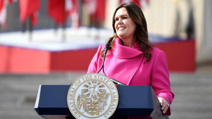 Arkansas Gov. Sarah Huckabee Sanders (R)