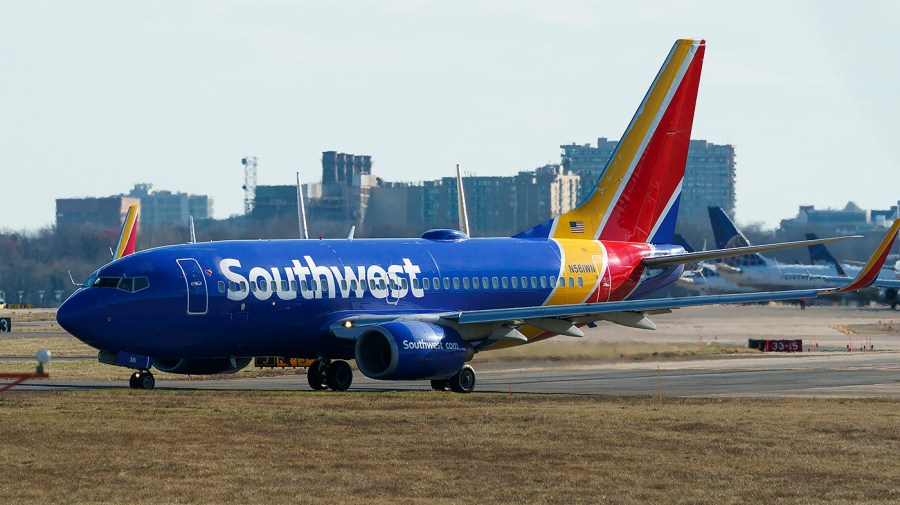 A Southwest Airlines Boeing 737-700