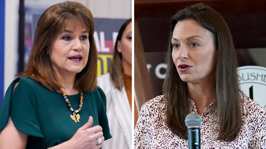 Annette Taddeo and Nikki Fried