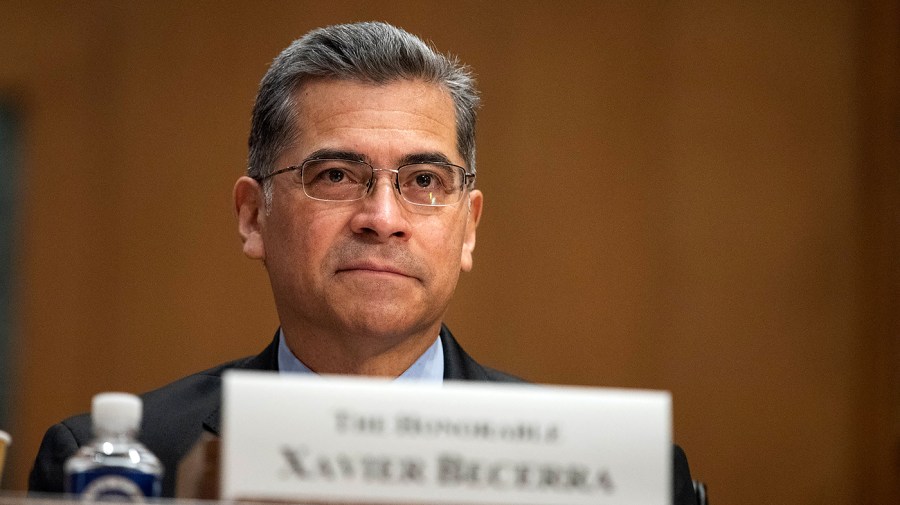 Secretary of Health and Human Services Xavier Becerra