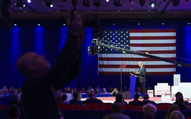 Sen. Rick Scott (R-Fla.) speaks during the Conservative Political Action Conference