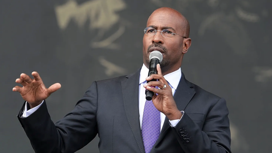 Van Jones speaks at an event.