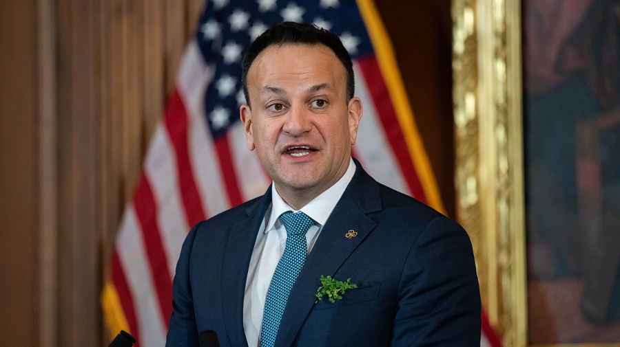 Irish Taoiseach Leo Varadkar