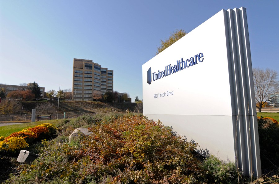 A portion of the UnitedHealth Group Inc.'s campus is seen in Minnetonka, Minn.