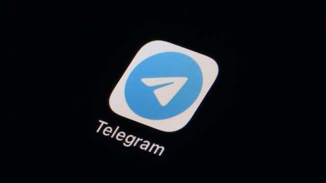 FILE - The icon for the instant messaging Telegram app is seen on a smartphone, Tuesday, Feb. 28, 2023, in Marple Township, Pa. A federal judge in Brazil on Wednesday, April 26, ordered a temporary suspension of messaging app Telegram, citing the social media platform's alleged failure to provide all information Federal Police requested on neo-Nazi chat groups. (AP Photo/Matt Slocum, File)