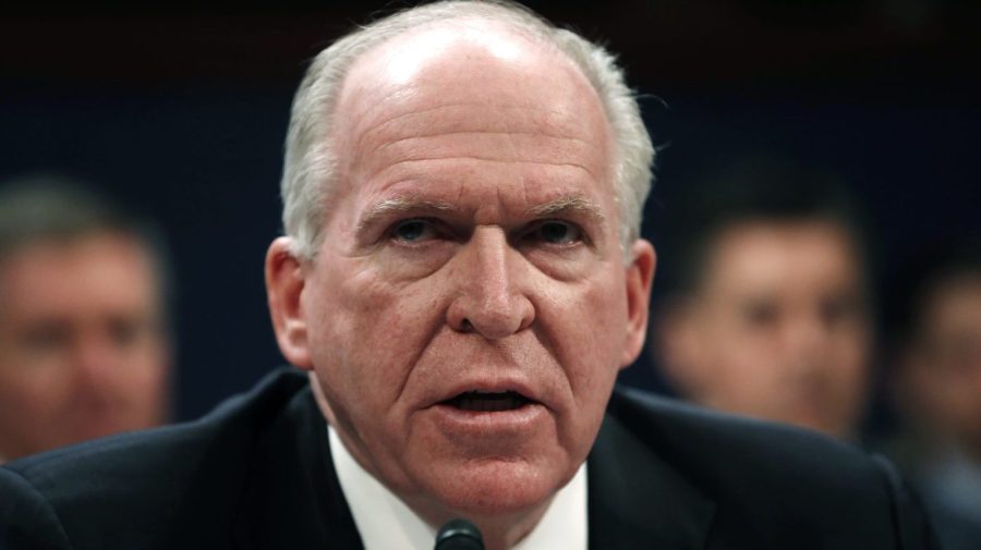 Former CIA Director John Brennan testifies in a House committee.