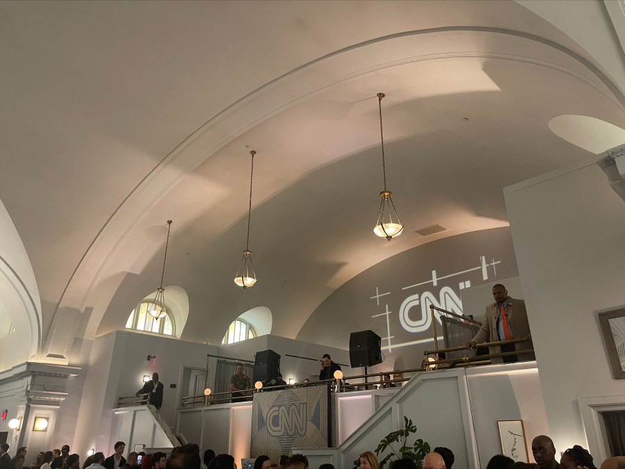 DJ Tiesto plays a set at the Line Hotel in Washington, D.C. for a CNN brunch after the White House Correspondent's Association dinner.