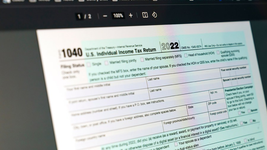 Internal Revenue Service Form 1040