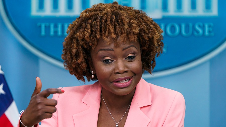 White House press secretary Karine Jean-Pierre