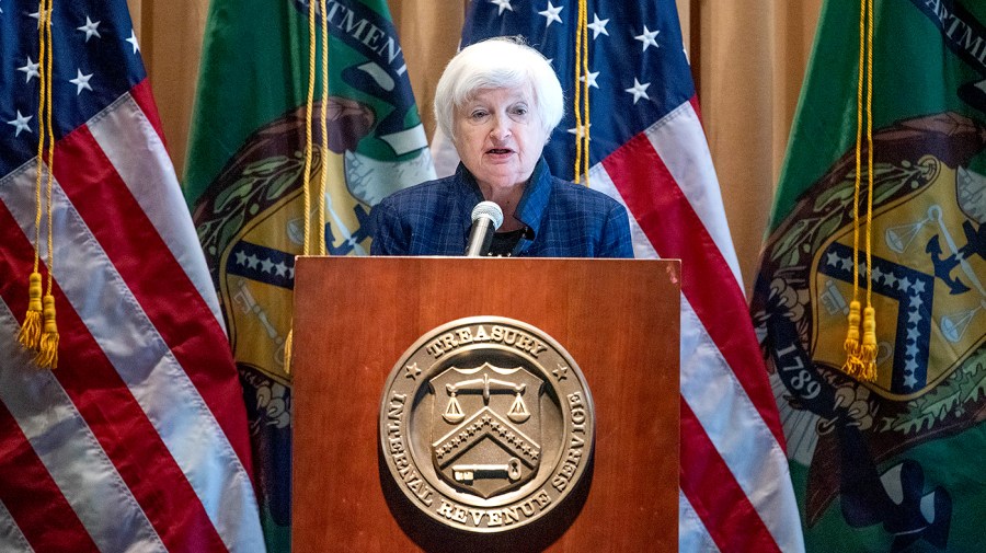 Treasury Secretary Janet Yellen